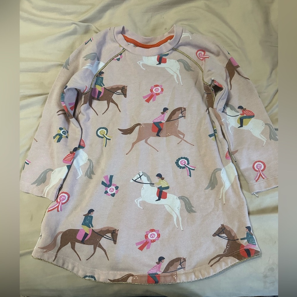 Mini Boden horse sweatshirt top